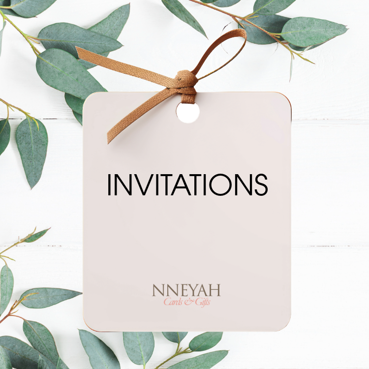 Invitation Card Orders Personalize your invitation NNEYAH