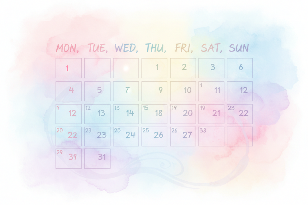 The calendar this year