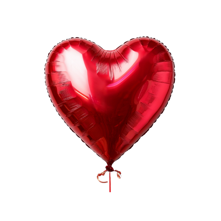 Foil Balloon Heart