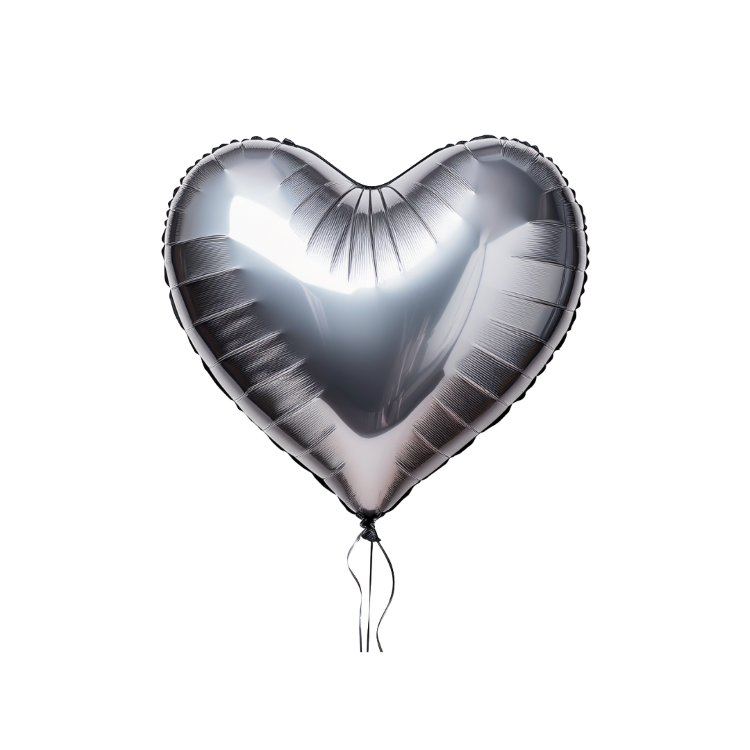 Foil Balloon Heart