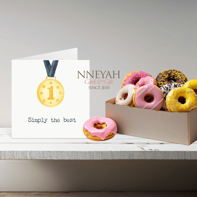 Doughnuts & Medal-Card