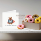 Box of Doughnuts & Card XV