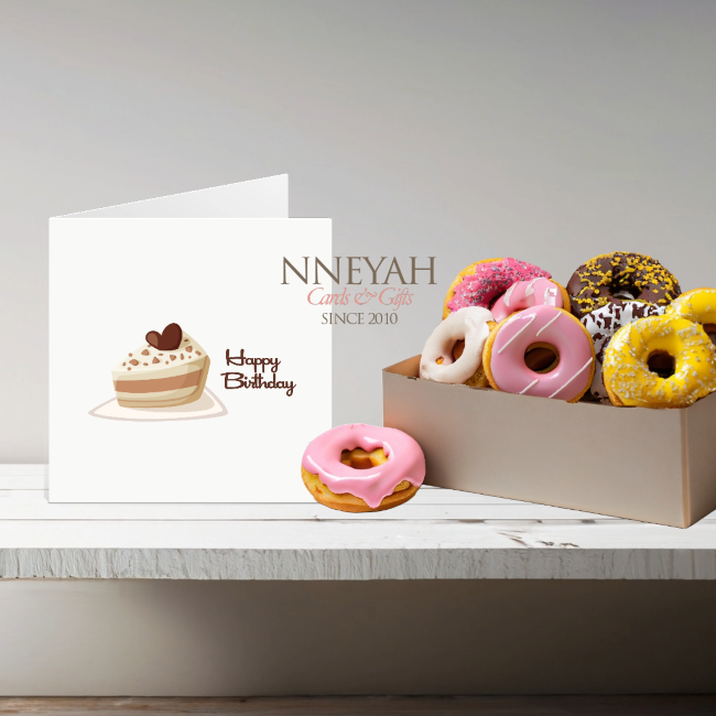 Box of Doughnuts & Card XVI