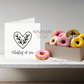 Box of Doughnuts & Card VII