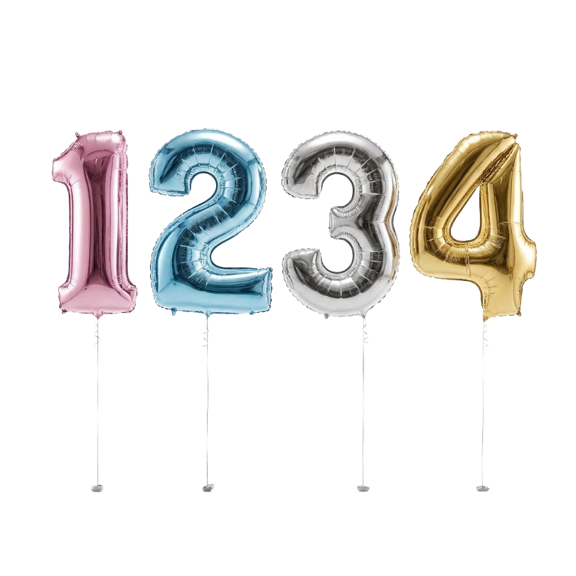 Foil Number Balloon