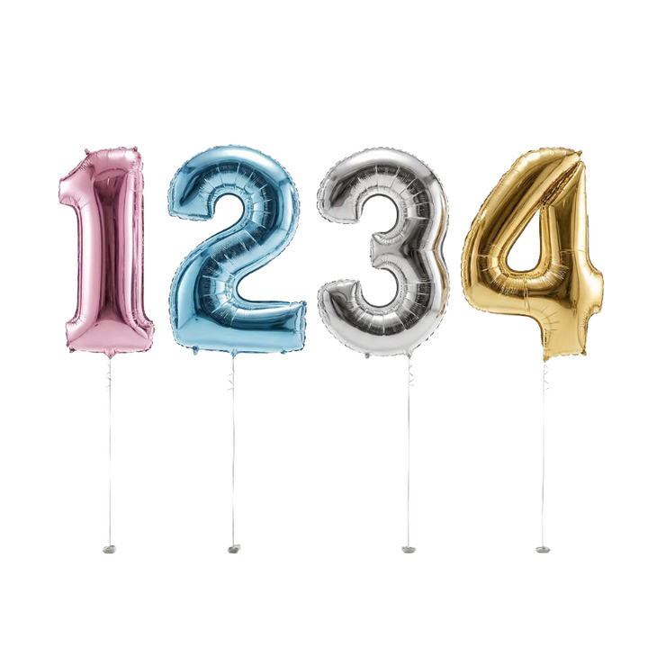 Foil Number Balloon
