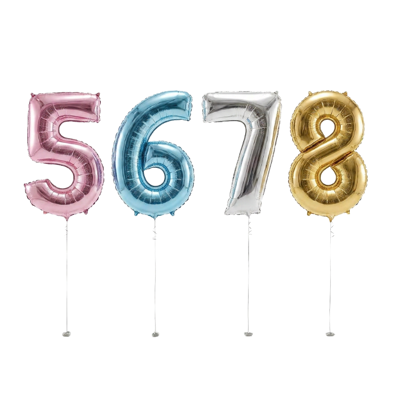 Foil Number Balloon