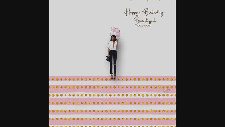 Stylish Girl Digital Postcard
