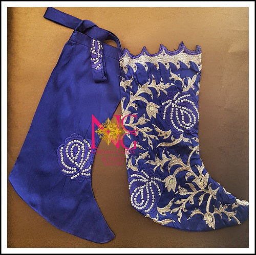 Cobalt Christmas Stockings