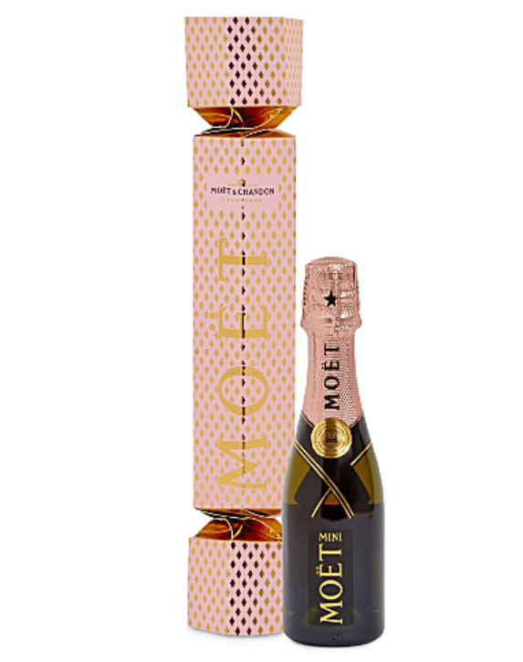 Moet & Chandon Rose Imperial with Christmas Cracker Box, Champagne