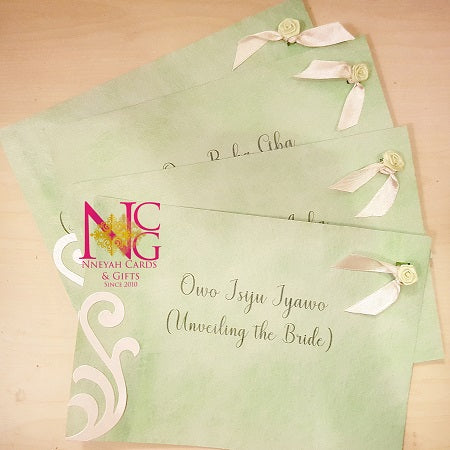 Trad Wedding Envelope