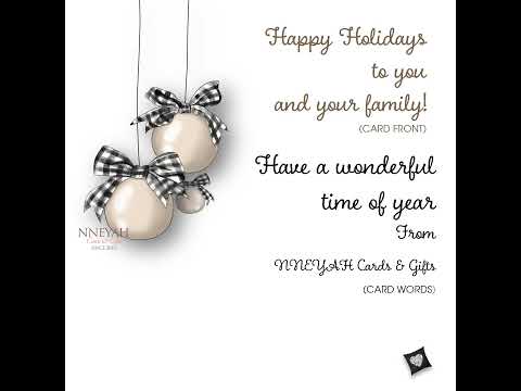 Happy Holidays Digital Postcard
